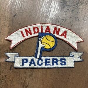 Vtg Indiana Pacers Basketball NBA Iron On Embroidered Patch